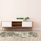 Passadeira Geometric Flowers Único