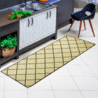 Passadeira Retangular Grid Preto Áreas Internas 0,66x1,8m Lancer