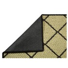 Passadeira Retangular Grid Preto Áreas Internas 0,66x1,8m Lancer