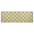 Passadeira Retangular Grid Preto Áreas Internas 0,66x2,3m Lancer