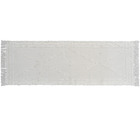 Passadeira Liso Retangular Kabala Algodão Branco Áreas Internas 0,7x2m Inspire