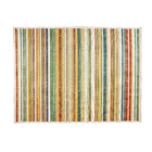 Passadeira Listrado Retangular Aurora 606 Polipropileno Multicolorido Interna e Externa 0,66x1,2m Edantex