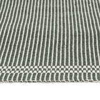 Passadeira Listrado Retangular Diamante Algodão Verde Interna 0,5x1,6m Artesanal Teares