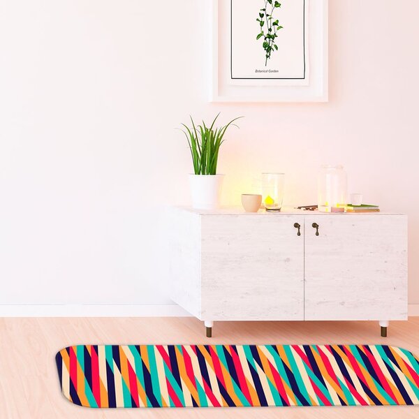 Passadeira Listras Coloridas Único