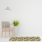 Passadeira Mult Triângulos Amarelos Único