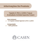 Passadeira Para Cama 0,70m X 2,00m Aveludado Antiderrapante