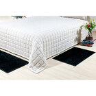 Passadeira para Quarto Preto 1,2m x 66cm com Aplicação em EVA