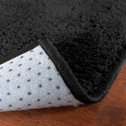 Passadeira para Quarto Preto 1,2m x 66cm com Aplicação em EVA