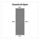 Passadeira Para Sala 2m x 66cm Veludo Geométrica Estampada