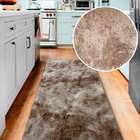 Passadeira Para Sala/quarto 0,50 X 1,80 Peludo Bege Casen