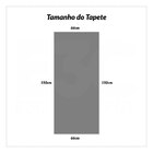 Passadeira Para Sala Tabaco Estampada 1,5m x 66cm Antiderrapa