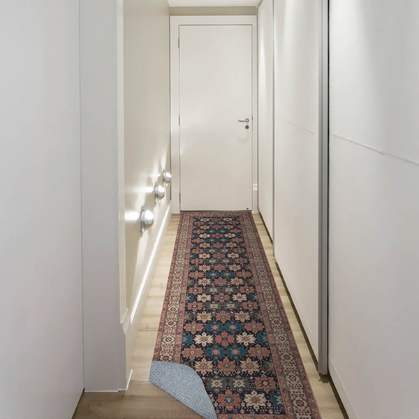 Passadeira Persa Floral Casa Dona Antiderrapante 0,66x1,40cm