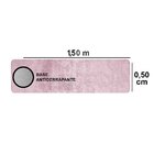Passadeira Pratatêxtil 0,50m X 1,50m Antiderrapante. Rosa
