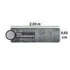 Passadeira Pratatêxtil 0,50m X 2,00m Antiderrapante. Duo