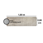 Passadeira Pratatêxtil 0,66m X 1,80m Antiderrapante. Areia