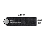 Passadeira Pratatêxtil 0,66m X 2,50m Antiderrapante. Preto