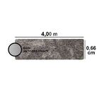 Passadeira Pratatêxtil 0,66m X 4,00m Antiderrapante. Cinza Es