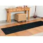 Passadeira Retangular 50cmx180cm Classic Oasis Tapetes Preto