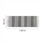 Passadeira Rib D. Crú com Ráfia 1,6x0,47m Artesanal Teares