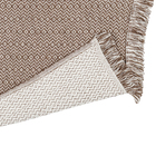 Passadeira Rib D. Crú com Ráfia 1x0,47m Artesanal Teares