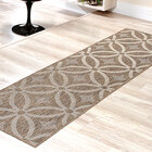 Passadeira Sisal Antiderrapante 3,5m x 66cm Estampado Arabesco