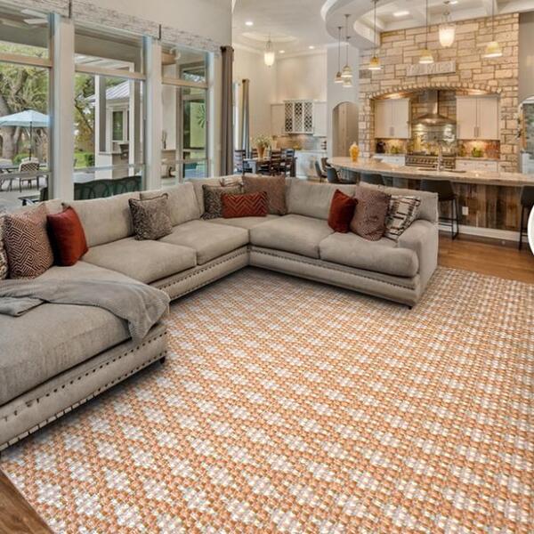 Passadeira Sisal Look Pop Artesanato2 100x150 Cm