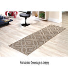 Passadeira Tabaco Geométrico 1,5m x 66cm Antiderrapante Sisal