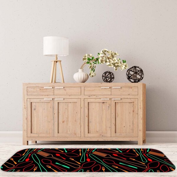 Passadeira Talheres Coloridos Único