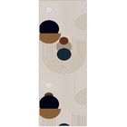 Passadeira Tapete Bernadine Qasim Veludo 43x140cm Antiderrapa