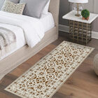 Passadeira Tapete Bernadine Qiryat Veludo 43x140cm Antiderrap