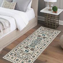 Passadeira Tapete Bernadine Yavne Veludo 43x140cm Antiderrapa