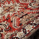 Passadeira Tapete Sala/quarto Decorativo Vermelho Antiderrapa