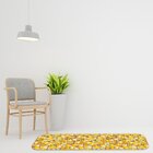 Passadeira Triângulos Amarelos Único