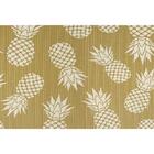 Passadeira Tropical Abacaxi Bege 0,42x1,30m - Kapazi