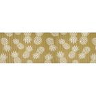 Passadeira Tropical Abacaxi Bege 0,42x1,30m - Kapazi