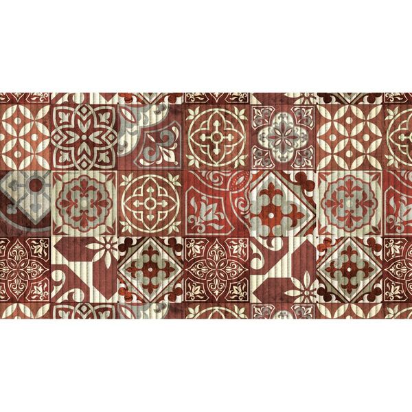 Passadeira Tropical Rolo 43cm X 15m Azulejo Kapazi