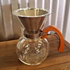 Passador De Cafe Vidro E Coador Em Inox 650ml Mimo Style Vd20