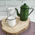 Passador Suporte De Café Aramado Individual Mini Coador De Pa