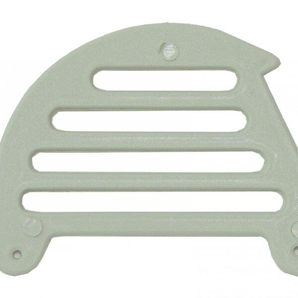 Passarinheira Plástica Para Telha Romana Cinza Embalagem Com