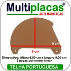 Passarinheira Telha Portuguesa Kit 3 Metros - Transparente