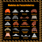 Passarinheira Transparente Placa Fechada Telha Fibrocimento A