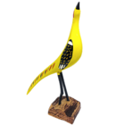 Pássaro Arara Amarela 36cm - Bento De Sumé