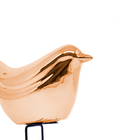 Pássaro Decorativo Em Cerâmica Rose 9x9x5cm F01 - D'rossi