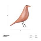 Pássaro Eames - House Bird - Amadeirado