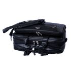 Pasta Bolsa Executiva Preta Impermeável Em Pvc Notebook 15 6"