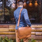 Pasta Executiva Em Couro Italiano Para Notebook 15.6" - Workd