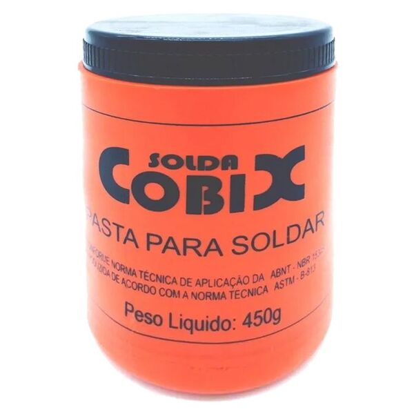 Pasta Para Soldar Pote 450g (coral) Cobix