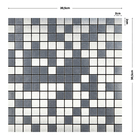 Pastilha  AL100 30,5x30,5cm Glass Mosaic