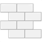 Pastilha Adesiva 3d Alto Relevo Decorativa Lorben Lavável Res