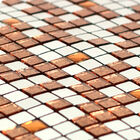 Pastilha Adesiva Metal Vidro  Marrom 30 X 30cm Ds10243